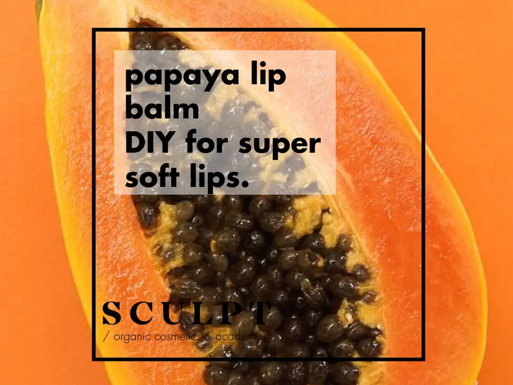 Make your own Papaya Lip Balm with ease