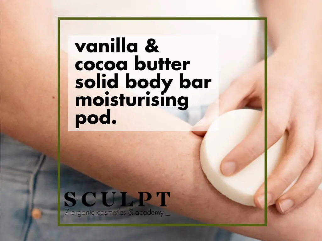 Vanilla & Cocoa Butter Body Bar Solid Moisturising Pod