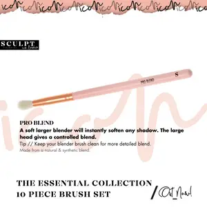 Sculpt Icon // The Essential Collection 10 Piece Rose Gold Brush Set