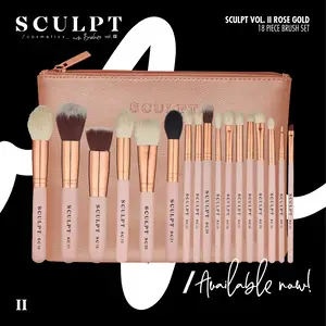 Sculpt // Complete Rose Gold Brush Set Bundle