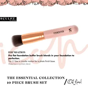 Sculpt Icon // The Essential Collection 10 Piece Rose Gold Brush Set