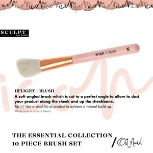 Sculpt Icon // The Essential Collection 10 Piece Rose Gold Brush Set