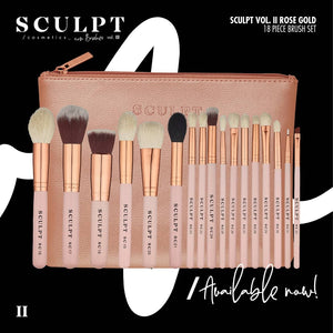 Sculpt Icon Vol II // 18 Piece Rose Gold Brush Set