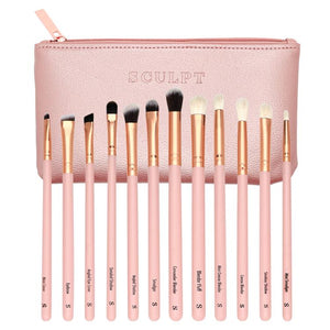 Sculpt Icon // Iconic Eyes 12 Piece Rose Gold Eye Brush Set