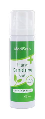 Medisens Hand Sanitising Gel 70% Alcohol 50ml - Sculpt Cosmetics